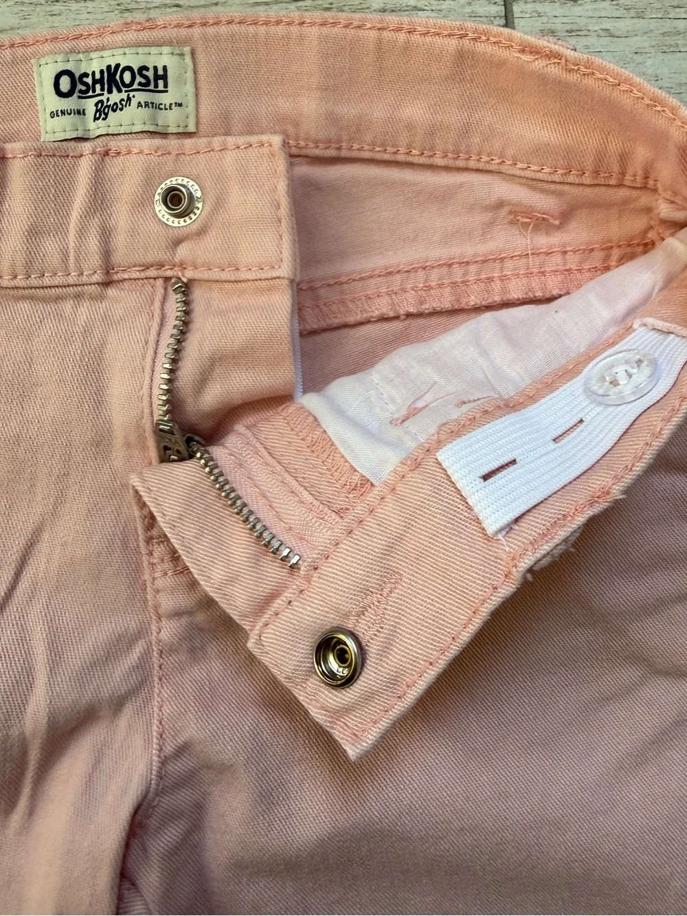 OshKosh B'gosh Light Pink Distressed Girls' Jeans